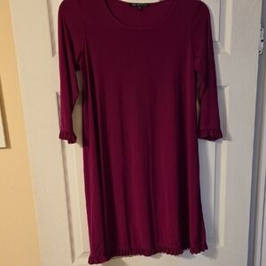 Elegant Magenta Dress
